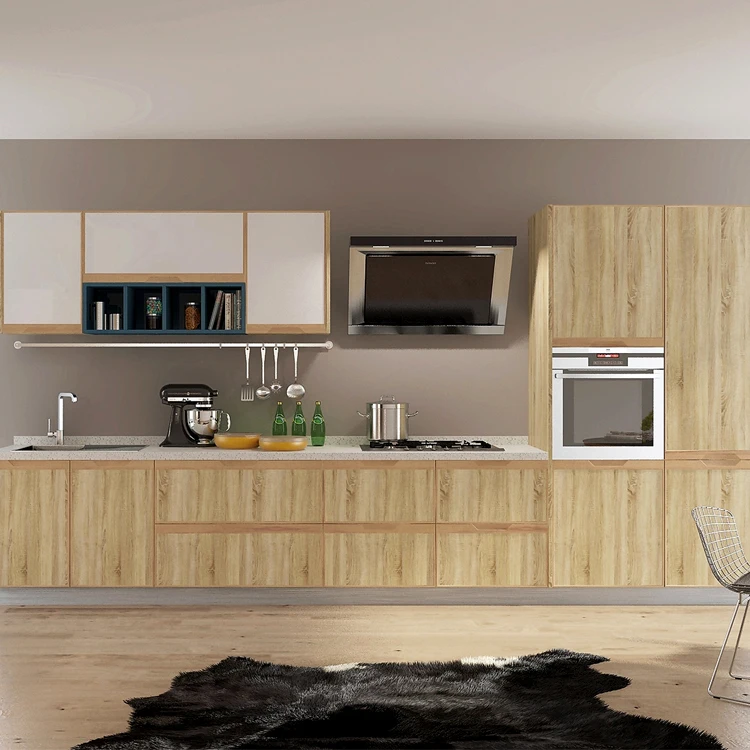 One-stop solution service high gloss affordable acrylic kitchen cabinets