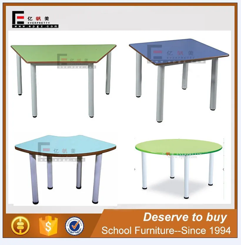 Sale cheap plastic furniture dining tables and chairs for 6 kids, View 