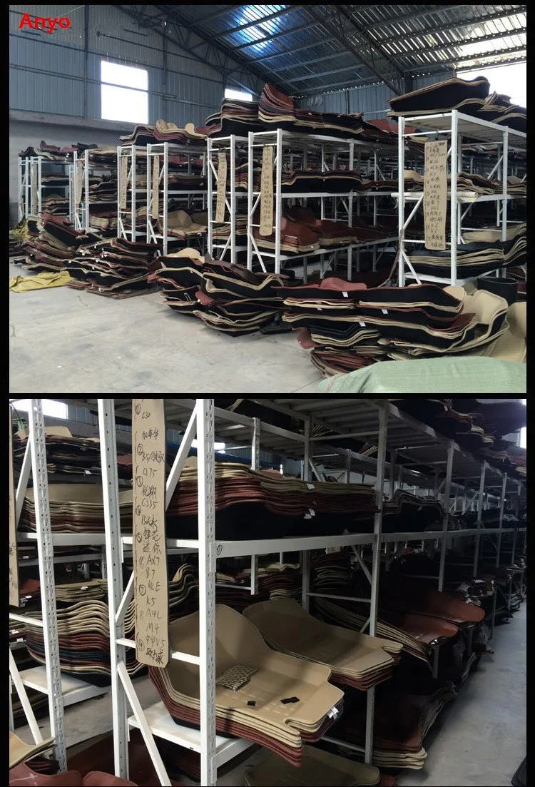 中国地毯厂汽车地板 linger 5d 皮革车垫山东供应商