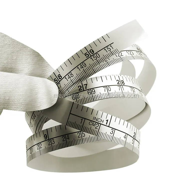 150cm Special Synthetic Paper Removable Self Adhesive Measuring Tape