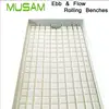 Greenhouse equipment seed trays metal rolling benches