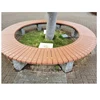 Arlau circle synthic wooden tree bench