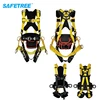 Construction Worksite Fall Protection equipment PPE Safety Equipment Safety Harness with Comfort Back Pad and Thigh Pad