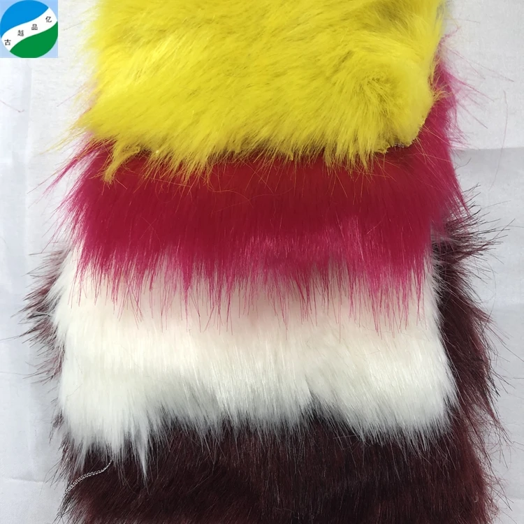 
For garment wholesale stock lot faux fur fabric manufacturer 