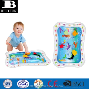 Eco Friendly Pvc Inflatable Baby Water Mat Soft Cute Blow Up