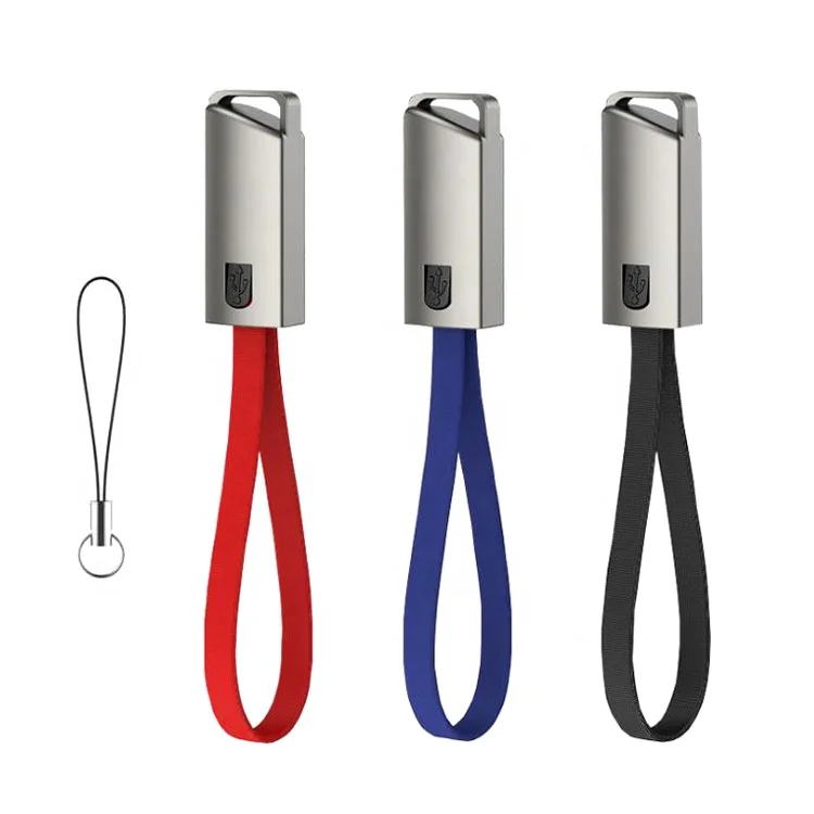 2019LAIMODA usb cable V8 Aluminum alloy Shell Key Chain Short usb Type C cable key chain for Android Smartphone Cell phone