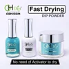 Factory OEM Color Match 3 in 1 set fast drying Dipping Powder match Gel Polish and Nail Lacquer