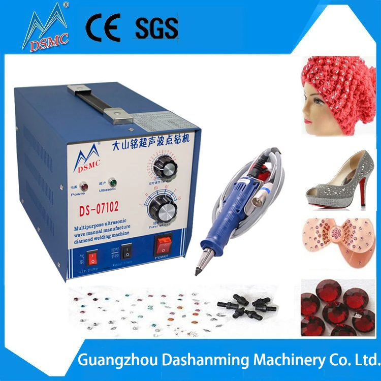 
New Tips for Ultrasonic hotfix stone fixing rhinestones setting machine 