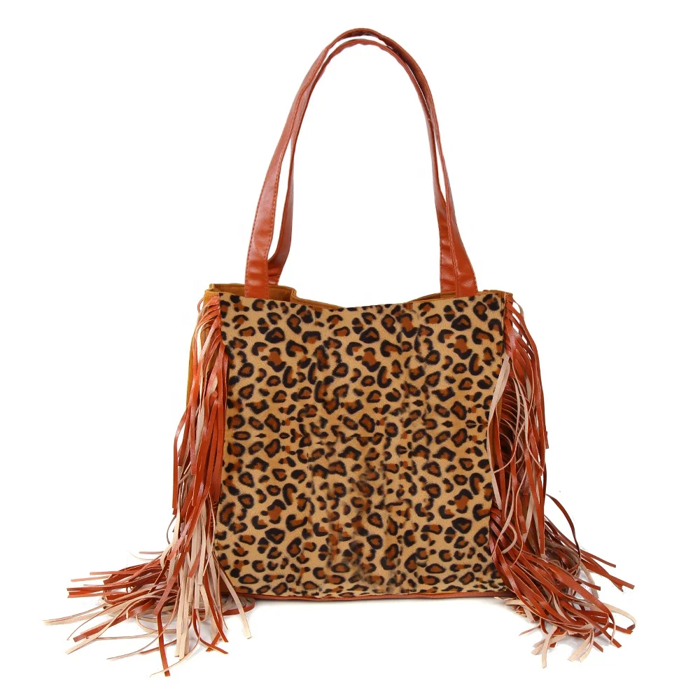 

2019 Wholesale Ladies Fashion High Quality Tassel Handbag, Brown