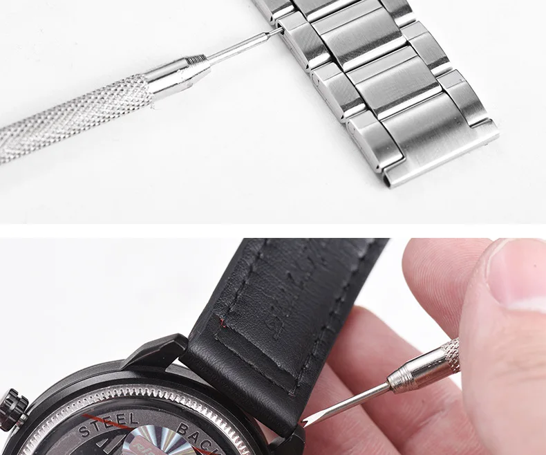 Оптовая продажа, высококачественные инструменты для ремонта браслета часов, ремешка, съемник штифтов, регулируемые ремешки