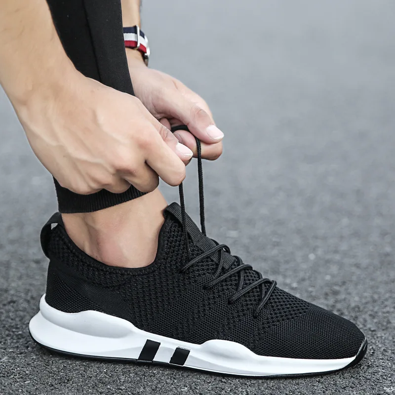 

Men's sports and leisure running tide shoes Korean version of the trend of wild men's shoes canvas breathable shoes