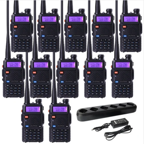 

Hot Sell 12 pcs BAOFENG UV 5R dual band Two Way Radio, Black/ yellow