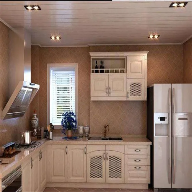 European Style Mdf Kitchen Cabinet Design Sample With Soft Close