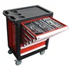 220PCS Heavy Duty Toolbox Trolley Tools Cabinet With Hand Tools