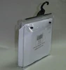 custom design clear pvc/pe plastic clothes hanger packaging bag with snap button