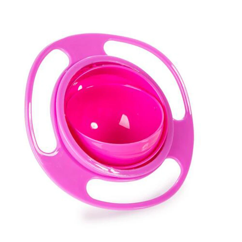 
Baby Feeding Learning Dishes Bowl High Quality Assist Toddler Baby Food Dinnerware For Kids Eating Training Gyro Bowl 