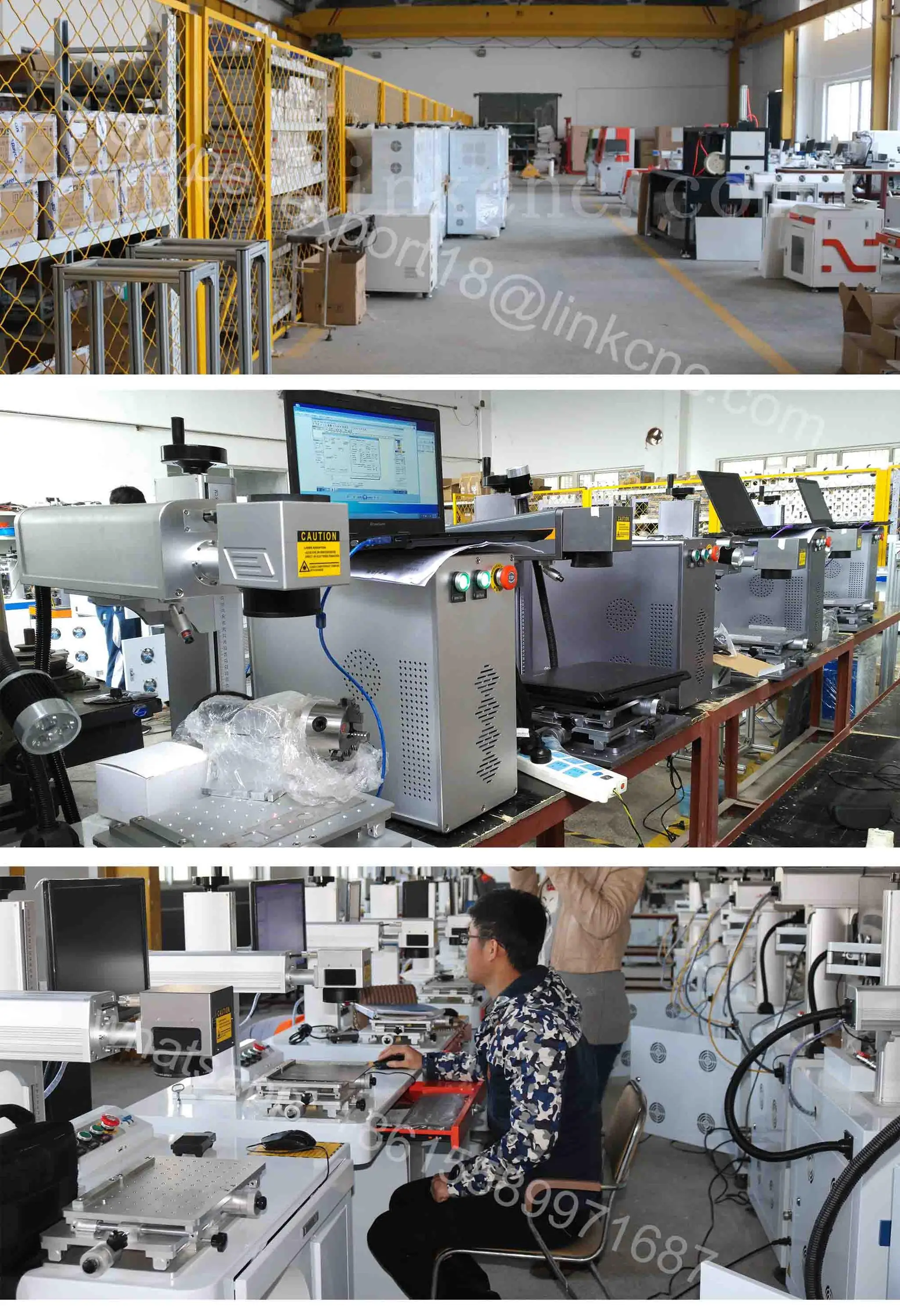 high preicision fast speed low maintenance 20w laser marking machine with raycus fiber generator