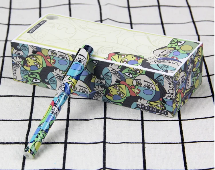 2020 New Arrivals Memo Cube With Pen Holder Paper Memo Cube With Pen