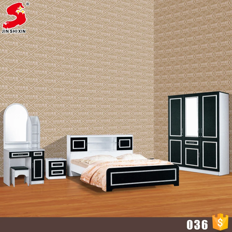 2017 New Design Household Furniture Customized Modern Mdf Wood Bedroom