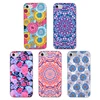 Colorful garden pattern soft tpu case imd craft mobile phone shell