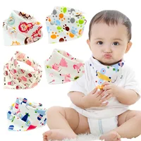 

Cute Baby Kids Cotton Bandana Bibs Feeding Saliva Towel Geometric Dribble Triangle 2017 New Bebes Hot Baby Boy Girls Burp Cloths