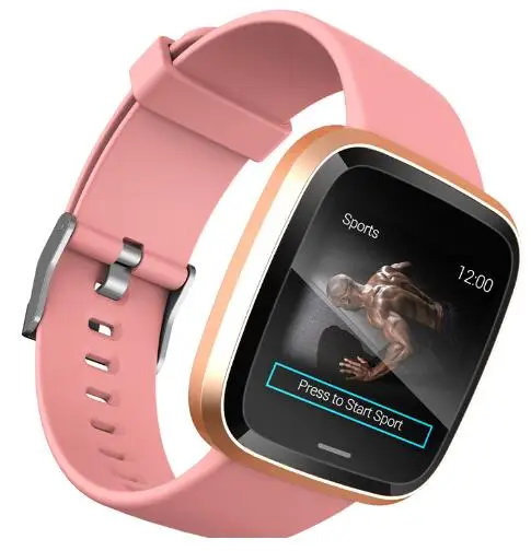 
Weather information screen single touch color screen tracker wrist band Dual PPG HeartRate Sensors mobile watch phones 