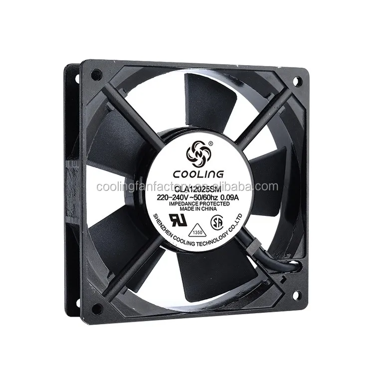 Axial Cooling Fan, 120mm, 220V, 12025, 120x120x25mm - detail 4