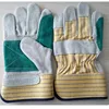 Double Palm Cow Split Leather Safety Driving Gloves, Working Welding Gloves