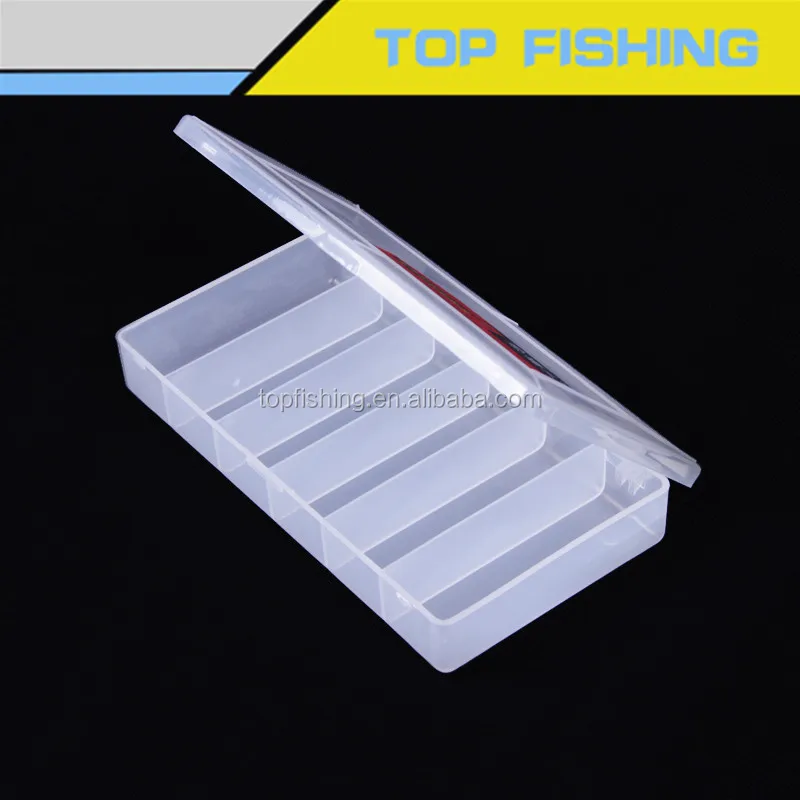 10 compartiments portable en plastique transparent pêche leurre boîte de rangement Case #BU
