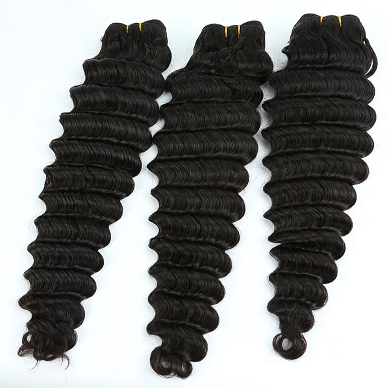 

Qingdao Haiyi Cuticle aligned Hair Deep Wave Virgin Indian Hair