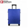 Box Blue Stone 20" 4 Wheels aluminum luggage case with trolley