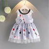 Cute Penguin Printed Child Clothes Kids Baby Frock Designs Pirctures Kids Dresses