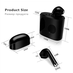 M&J i7s TWS Mini Wireless Bluetooth Earphones Charging Box