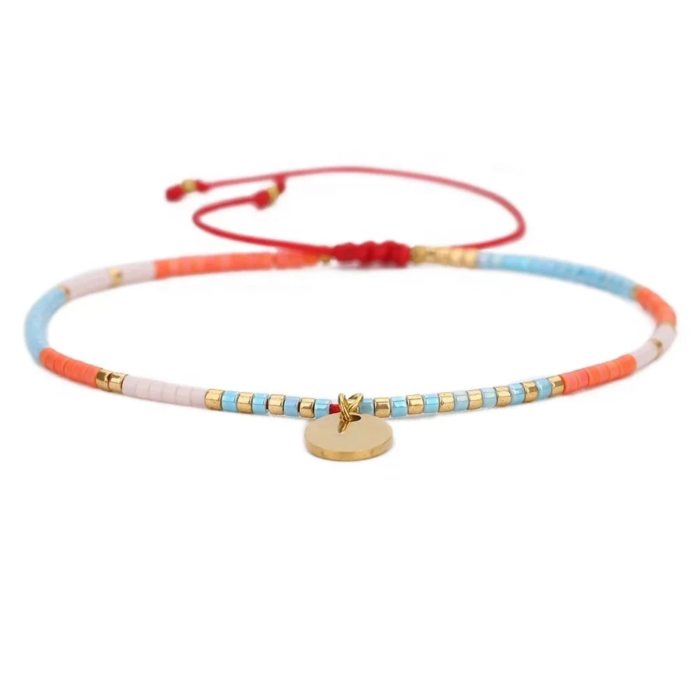 

Miyuki Jewelry Bracelet, Red String Bracelet For Friendship, Please check the color options