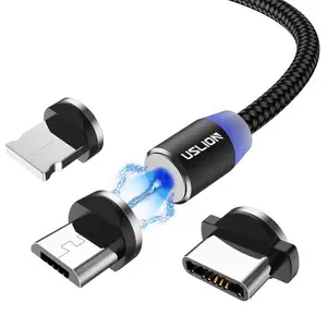 USLION 3 1 Magnetic USB Cable Android & Type C Devices