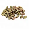 M4 M5 M6 M8 M10 Yellow zinc plated steel fixing furniture thread inserts for wood