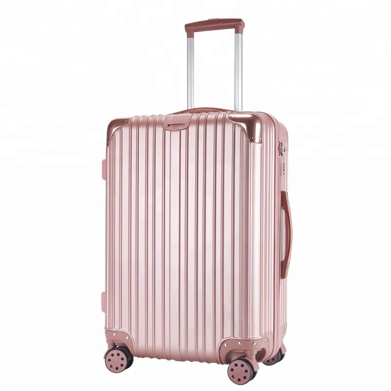 

Customized processing travel abs pc trolley case rotator air aluminum frame aviation luggage, Black / silver / white / dark green / red / rose gold