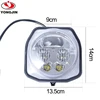 New Motorcycle PC LED Chromed Headlight Lamp Head Light For Yamaha ATV GRIZZLY Utility YXZ1000 R