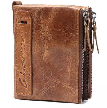 

Genuine Leather Wallet Men Money Wallet Card Holder Wallet With High Quality, Customized