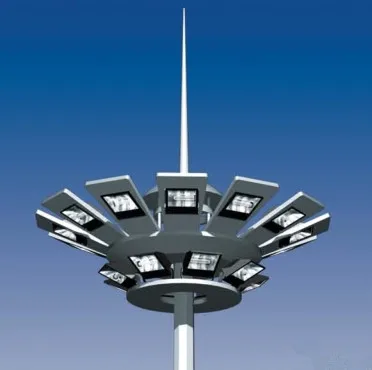
SH1000 China supplier product Q235/245 Steel galvanized 15~35m high mast flood lighting price with auto lifting system 