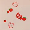 Modern style OEM design fruit shape flower printing plastic film