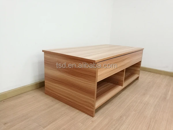 
Fashion new design wooden coffee , modern lift height adjustable tea table 