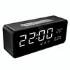 Shenzhen Portable Mini LCD display show Time, temperature and 2000mAh battery Alarm clock wireless Stereo Bluetooth speaker