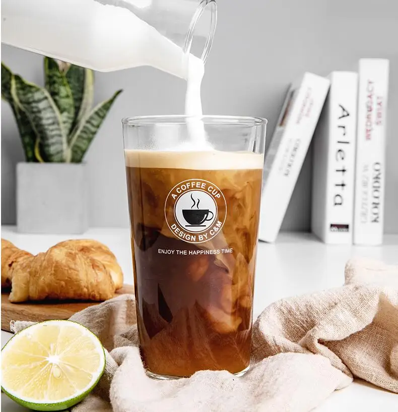 700ml leakproof reusable borosilicate glass boba tea cup glass