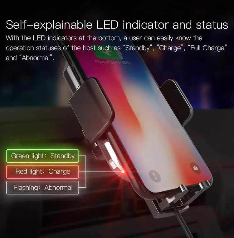 JAKCOM CH2 Smart Wireless Car Charger Holder Hot sale car accessories new 2019 trending product wireless car charger