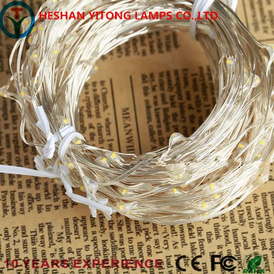 Hot sale battery operated warm white 20L copper wire Christmas decoration twinkle led lights string