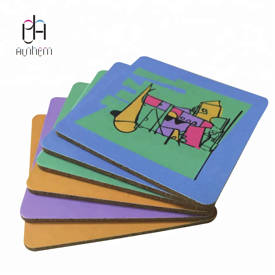 
Hot sell wine coaster cork coaster cork wine coaster for bar with customer design, IC-077 