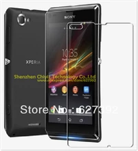 2 x High Quality Clear Glossy Screen Protector Film Guard Cover For Sony Xperia L S36h C2104 C2105 C210X TaoShan