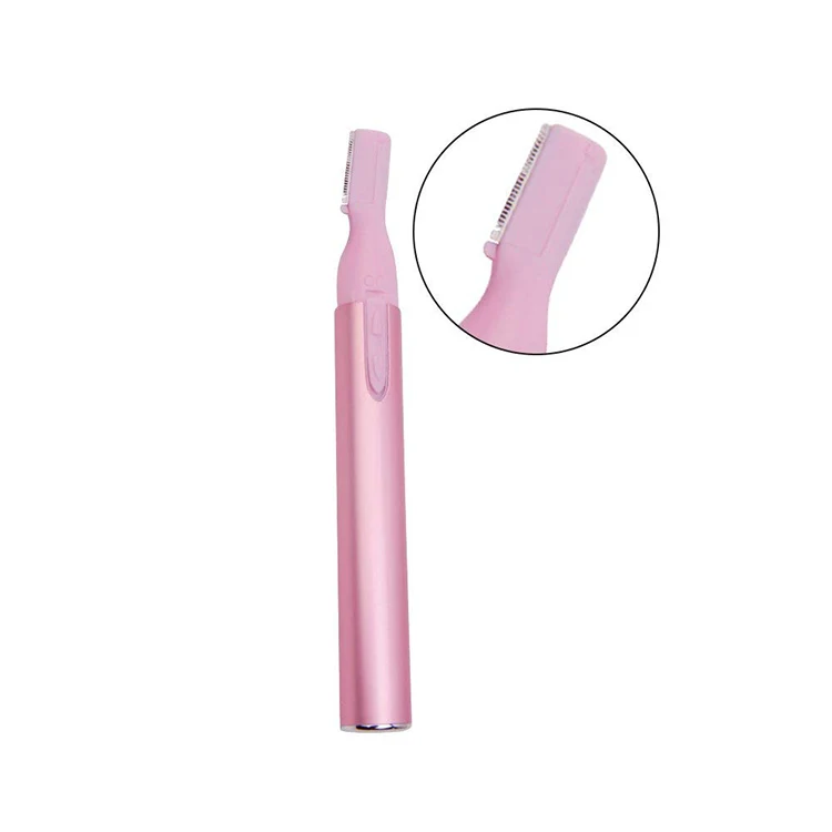 Most Popular Battery Operated Stainless Steel Eyebrow Trimmer Mini Lady