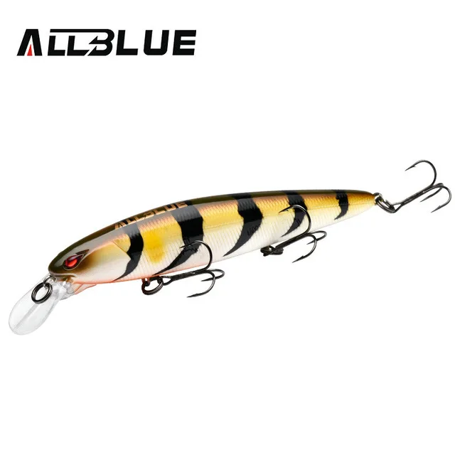 

ALLBLUE JINBE 110SP Silent Wobbler Fishing Lure 110mm 18.5g Rolling Jerkbait Minnow Unique Lip Bass Pike Bait Fishing Tackle, 8 colors